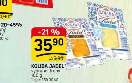 KOLIBA JADEL vybrané druhy 100 g