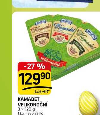 KAMADET VELIKONOČNÍ 3 x 120 g