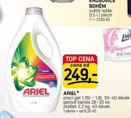 ARIEL prací gel 1,35l