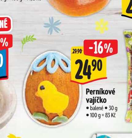  Perníkové vajíčko 30 g