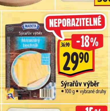   Sýrařův výběr 100 g  