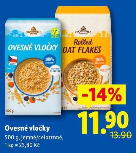 Ovesné vločky, 500 g