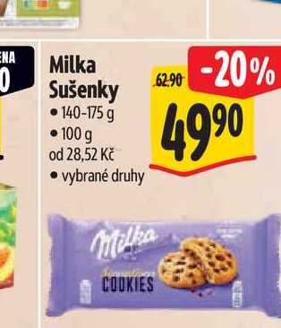   Milka Sušenky 140-175 g 
