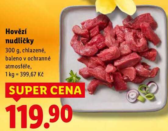 Hovězí nudličky, 300 g