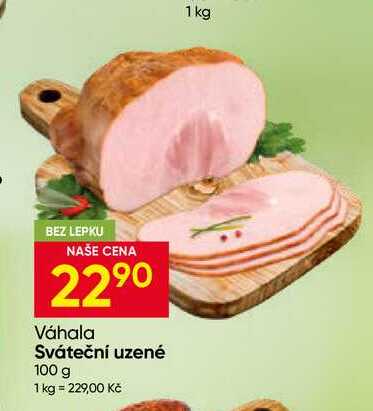 Váhala Sváteční uzené 100 g 