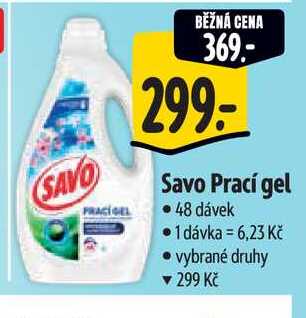 Savo Prací gel 48 dávek