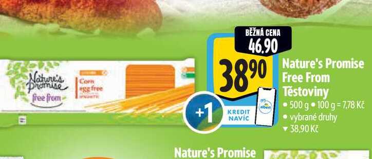 Nature's Promise free from Těstoviny 500 g 