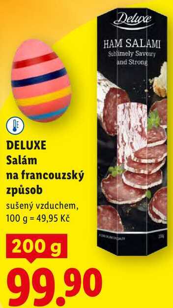 DELUXE Salám na francouzský způsob, 200 g