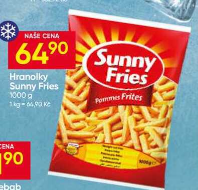Sunny Fries hranolky 1000 g 