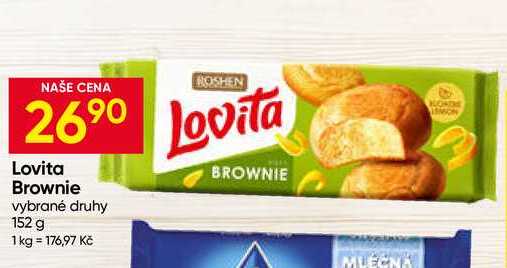 Lovita Brownie vybrané druhy 152 g 