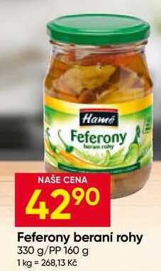 Hamé Feferony beraní rohy 330 g/PP 160 g