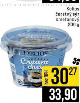 Kolios čerstvý sýr smetanový 200 g