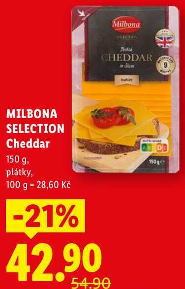 MILBONA SELECTION Cheddar, 150 g