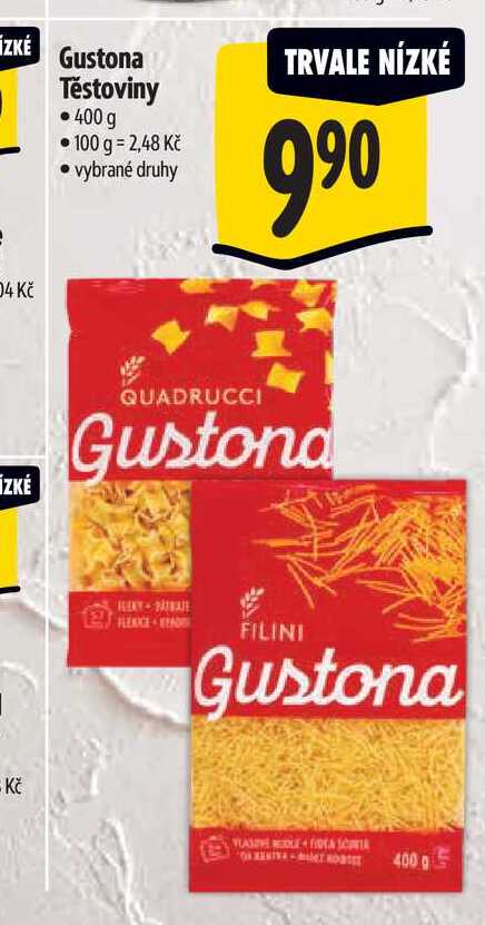  Gustona Těstoviny 400 g  