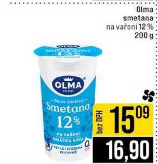 Olma smetana na vaření 12% 200 g