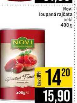 Novi loupaná rajčata celá 400 g 