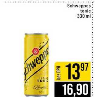 Schweppes tonic 330 ml