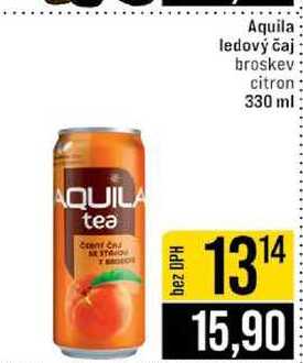 Aquila ledový čaj broskev citron 330 ml