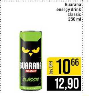 Guarana energy drink classic 250 ml 