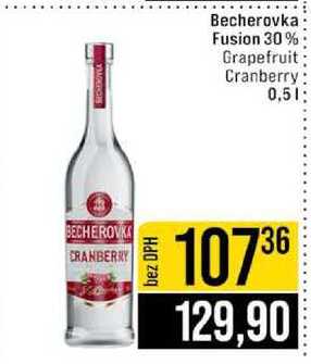Becherovka Fusion 30% Grapefruit Cranberry 0,5l