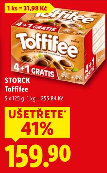 STORCK Toffifee, 5x 125 g