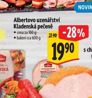   Albertovo uzenářství Kladenská pečeně  100 g