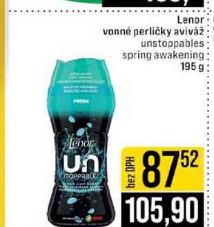 Lenor vonné perličky aviváž unstoppables spring awakening 195g