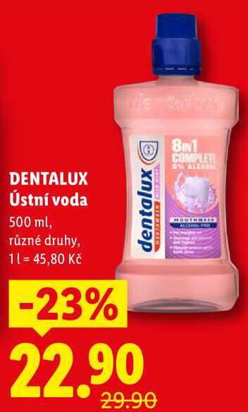DENTALUX Ústní voda, 500 ml