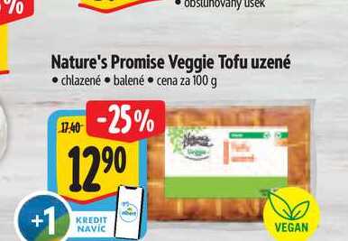   Nature's Promise Veggie Tofu uzené  100 g