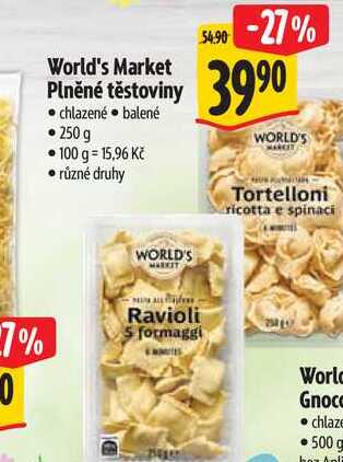 World's Market Plněné těstoviny 250 g