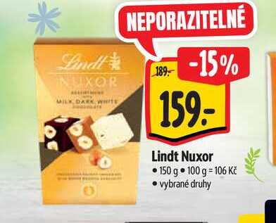   Lindt Nuxor 150 g 