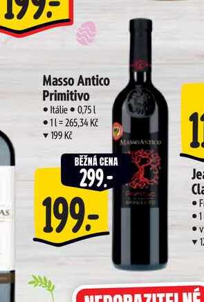   Masso Antico Primitivo  0,75 l
