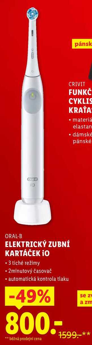 ELEKTRICKÝ ZUBNÍ KARTÁČEK iO