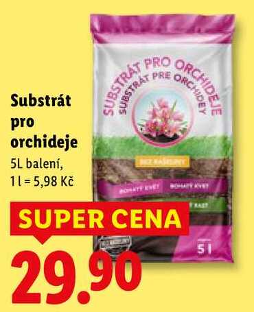 Substrát pro orchideje, 5 l