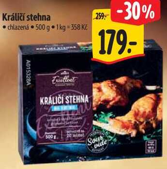 Králičí stehna, 500 g