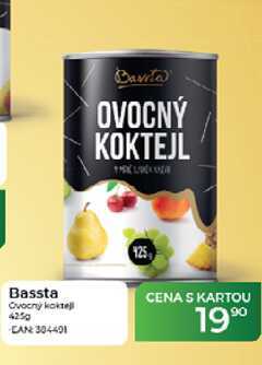 Bassta ovocný koktejl 425g