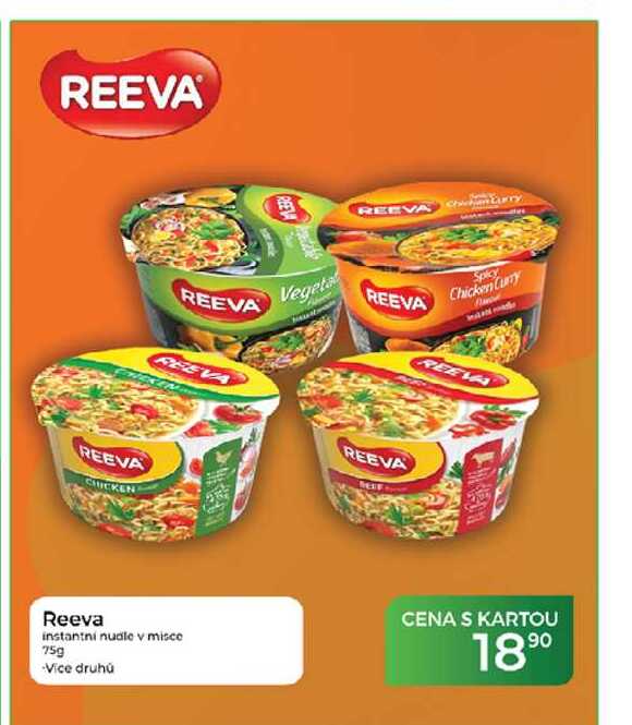 Reeva instantní nudle v misce 75g