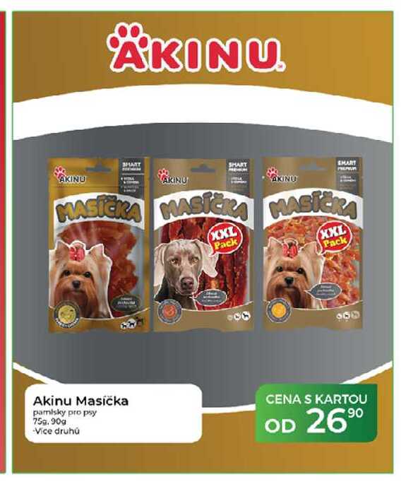 Akinu Masíčka pamlsky pro psy 75g