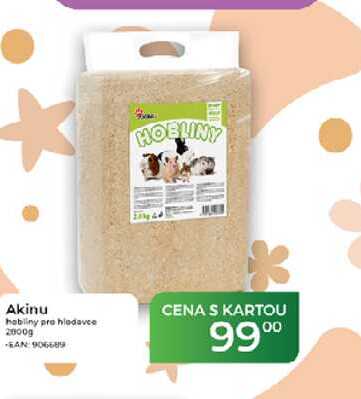 Akinu hobliny pro hlodavce 2000g