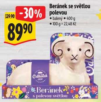 Beránek se světlou, 400 g