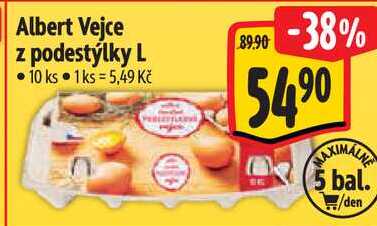 Albert Vejce z podestýlky L, 10 ks
