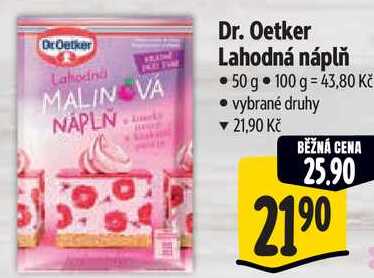 Dr. Oetker Lahodná náplň, 50 g 