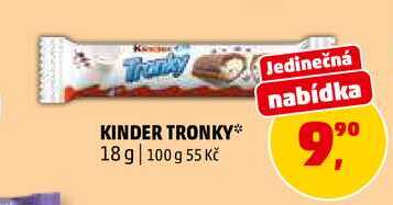 KINDER TRONKY, 18 g 