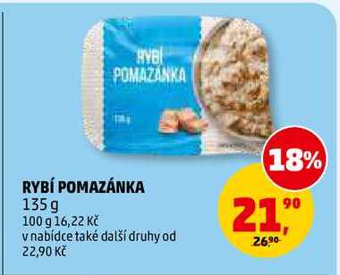 RYBÍ POMAZÁNKA, 135 g