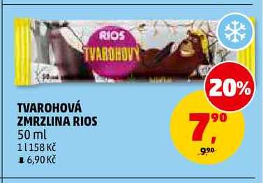TVAROHOVÁ ZMRZLINA RIOS, 50 ml