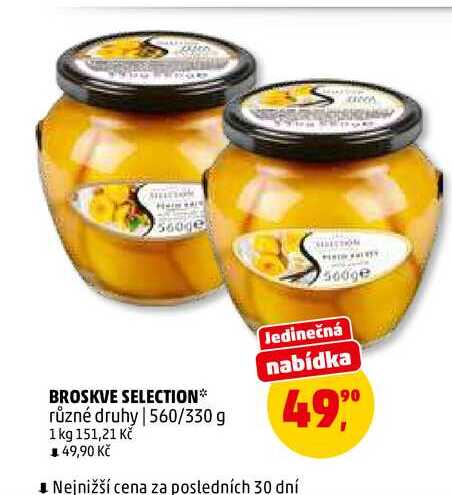 BROSKVE SELECTION, 560 g