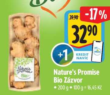 Nature's Promise Bio Zázvor, 200 g