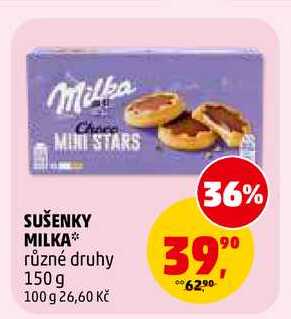 SUŠENKY MILKA, 150 g