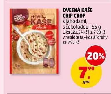 OVESNÁ KAŠE CRIP CROP, 65 g
