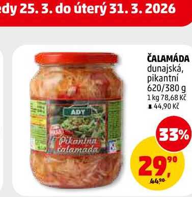ČALAMÁDA, 620 g